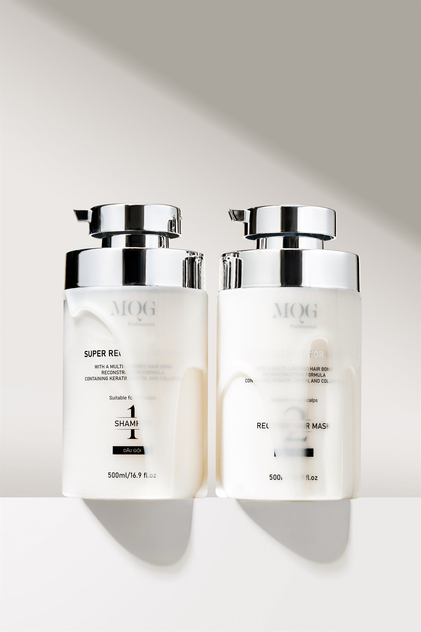 Sản phẩm MQG dùng tại salon và hệ thống đại lý