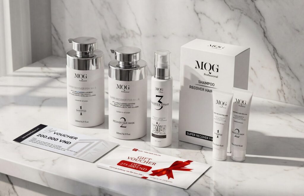 Dầu gội cho tóc khô xơ MQG