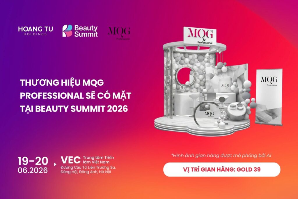 MQG tai Beauty Summit 2026 - gian hang GOLD 39, thuong hieu cham soc toc Lumia Beauty Holdings