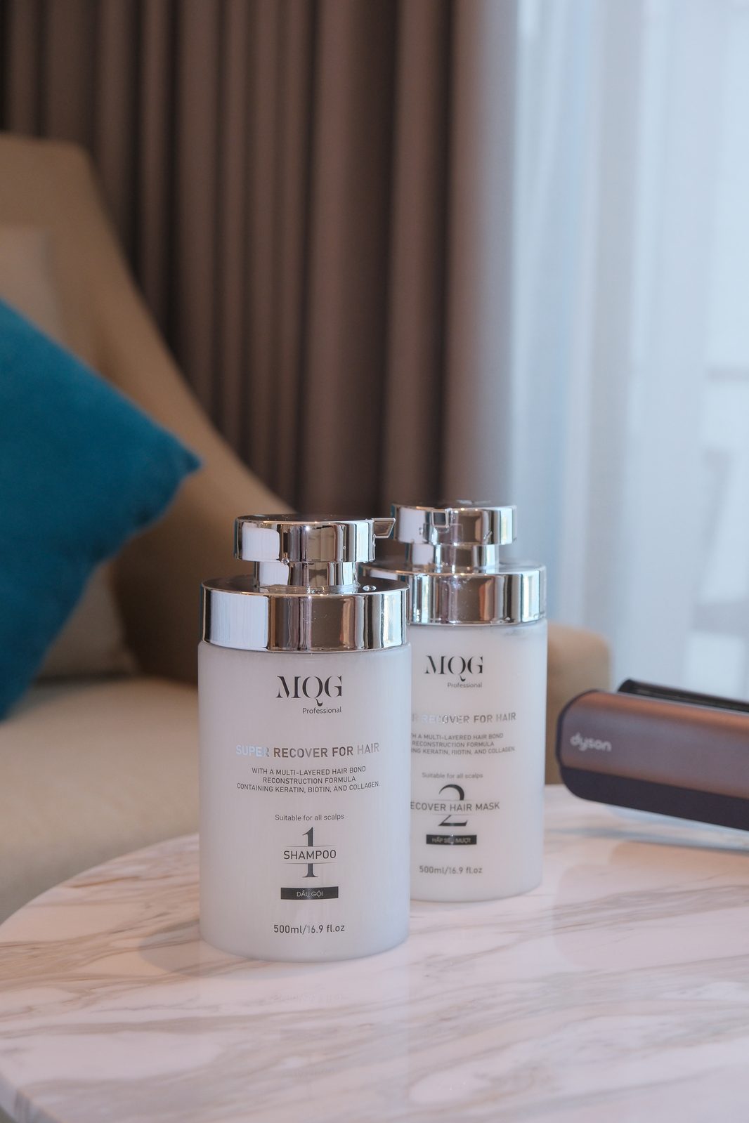 Combo dầu gội và kem hấp MQG chăm sóc tóc